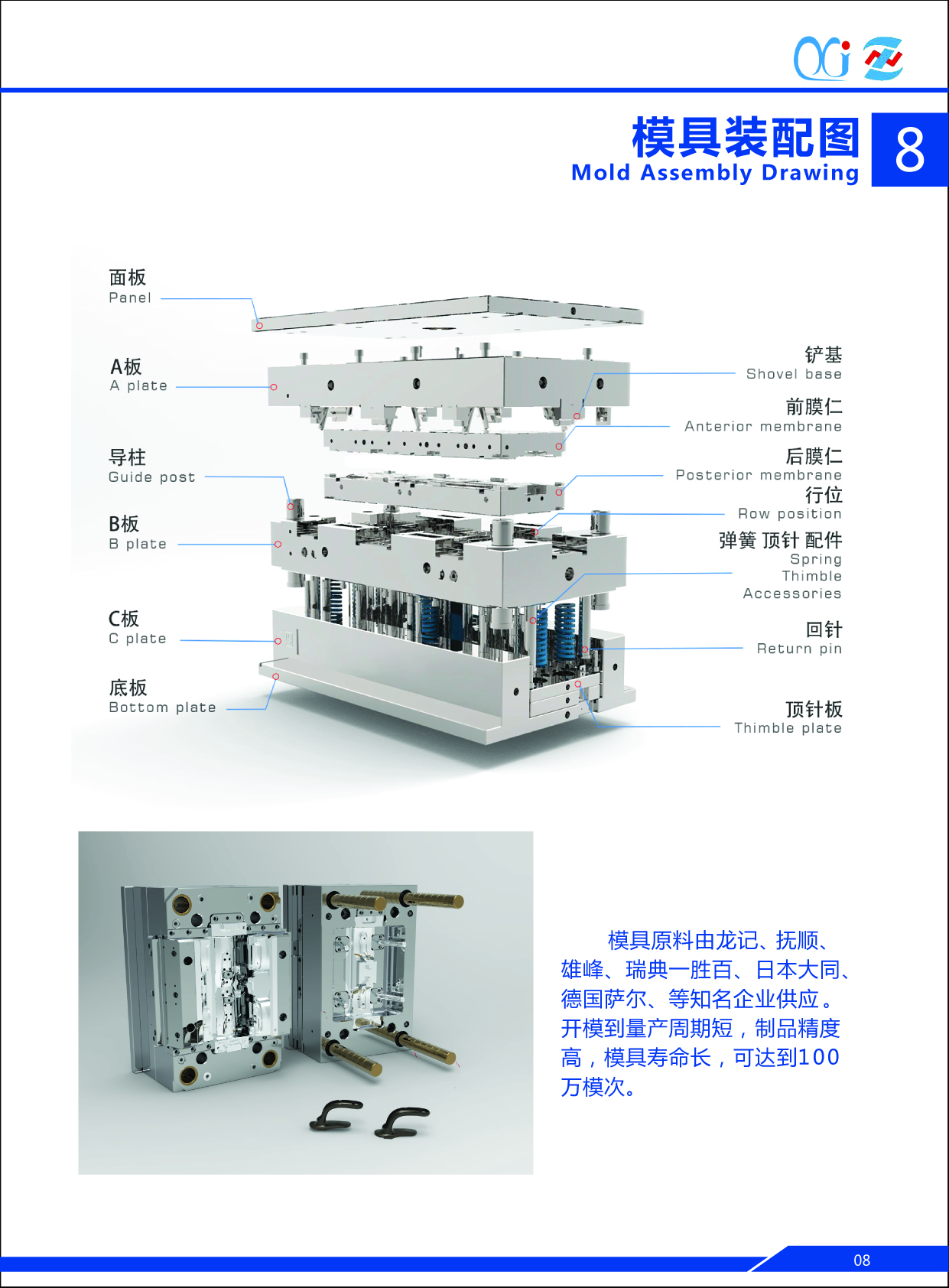 中山模具廠家旭錦塑膠模具公司